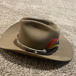 Vintage John B Stetson 4X. Beaver hat size 7 1/4